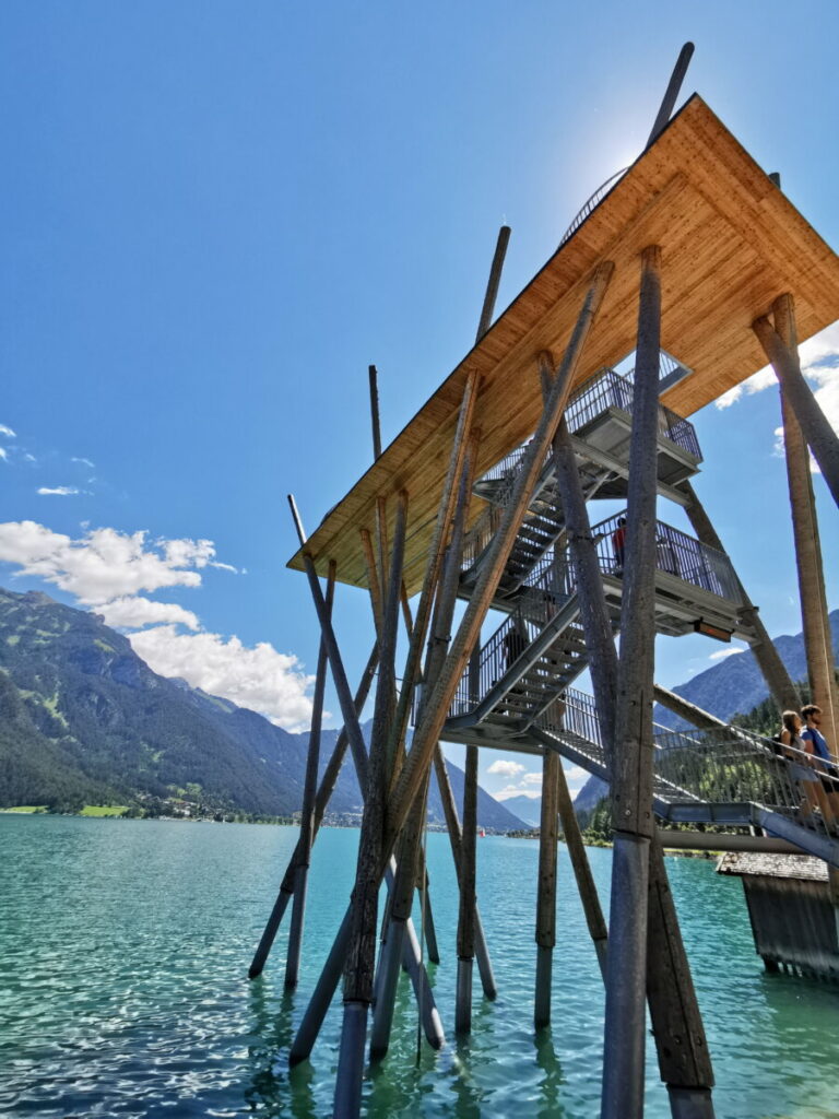 Die Achensee Karibik beim Aussichtsturm entdecken