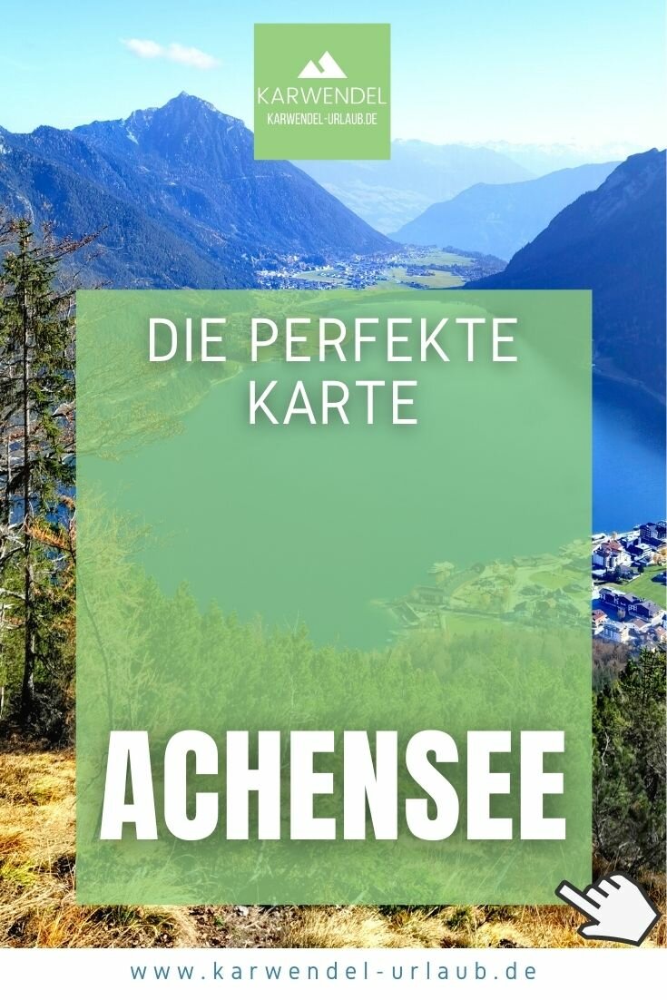 ACHENSEE KARTE ️ Wanderkarte, Erlebniscard & Landkarte