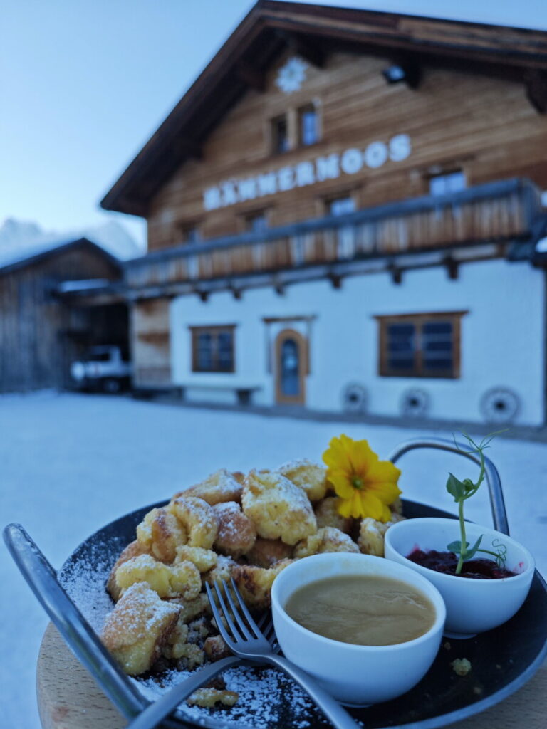 Tipp des Autors: Auf einen Kaiserschmarrn auf der Hämmermoosalm einkehren